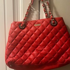 Vintage Kate spade of New York purse, reddish medium size,